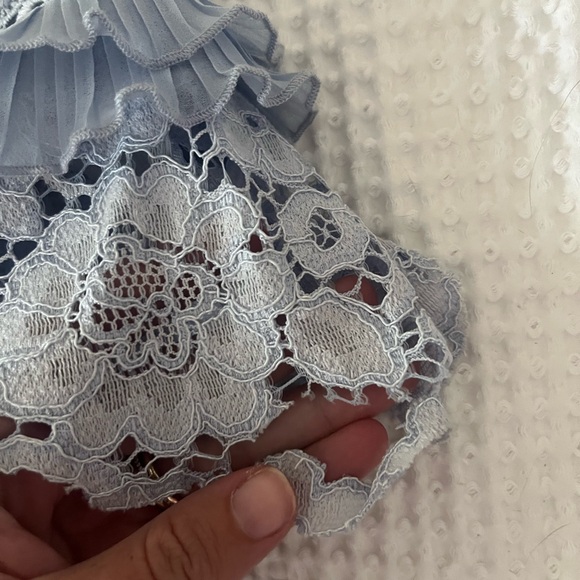 Saylor Julep Lace Ruffled Trim Dress - Picture 7 of 7